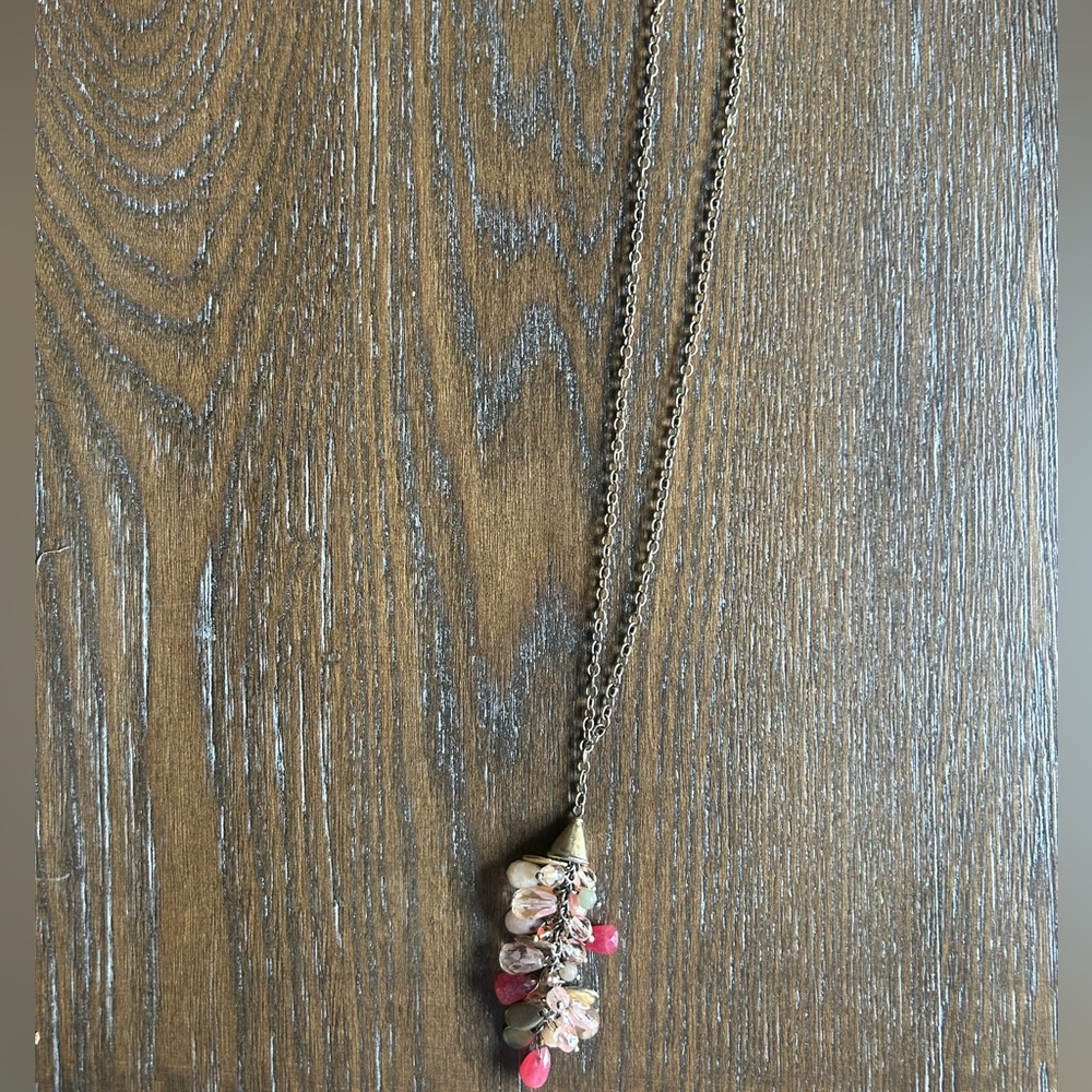 Ralph Lauren gold and rose toned pendant necklace